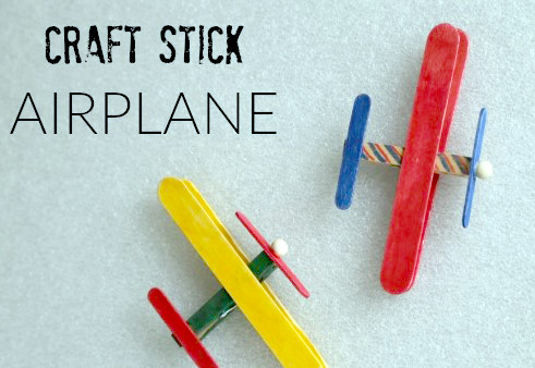 Craft Stick Airplane