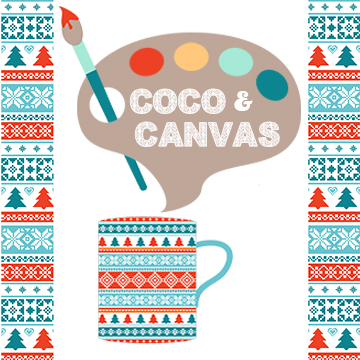 Cocoa Mug with Artist Palette