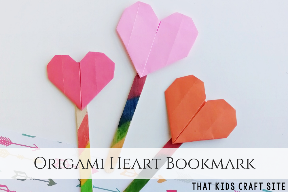Image of Origami Heart Bookmark