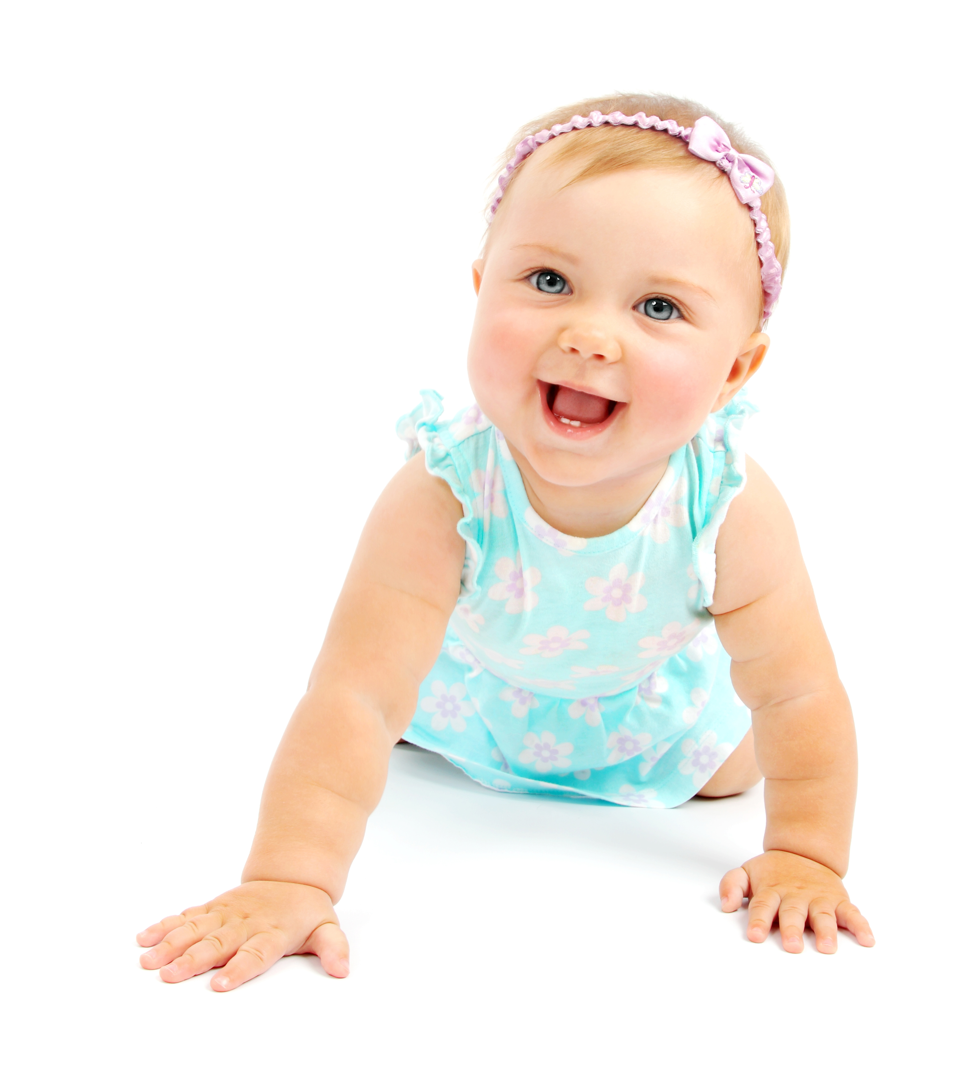 Image of baby smiling.