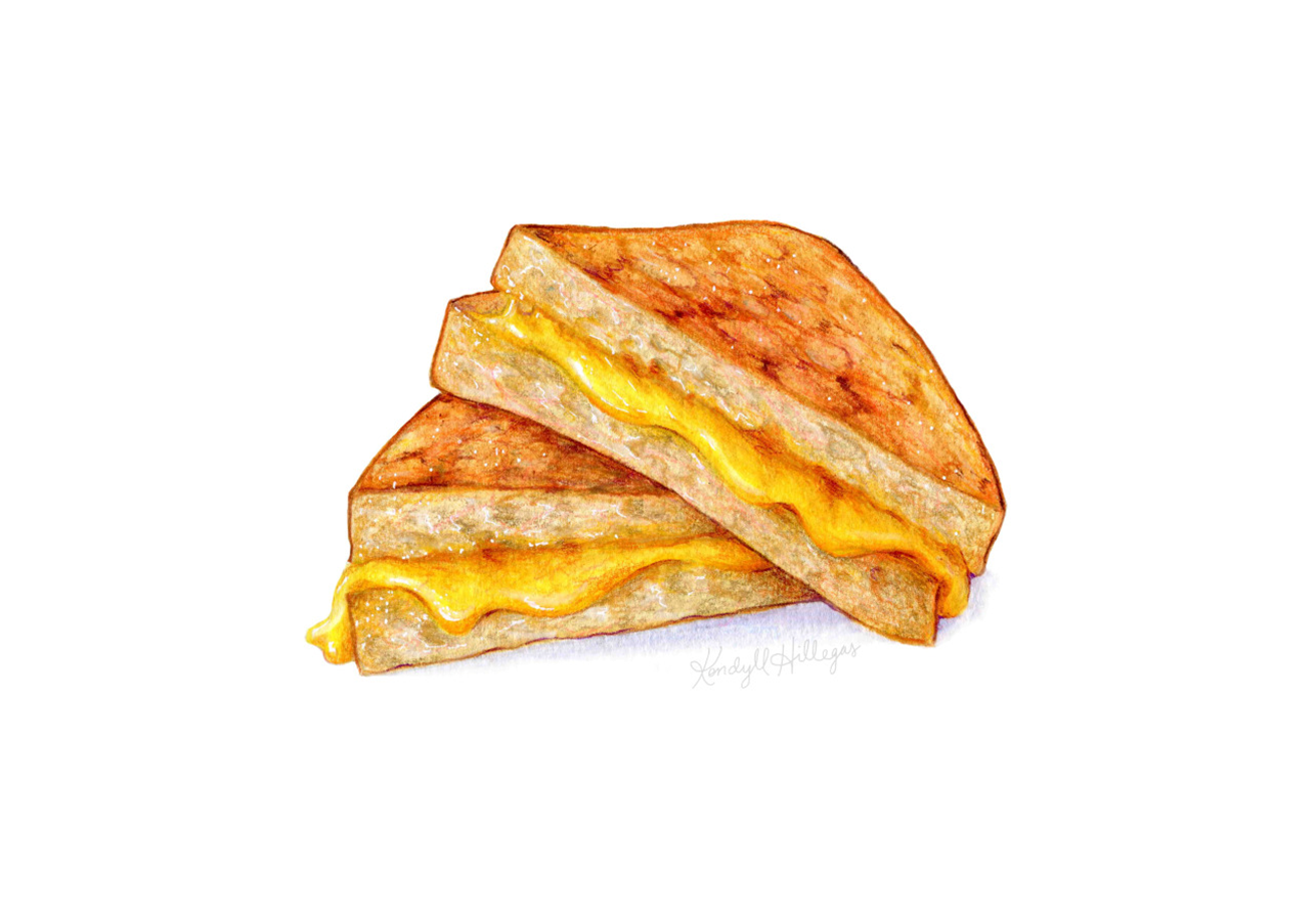Image of grilled cheese sandwich.