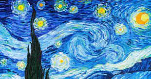 Image of Van Gogh's Starry Night painting.