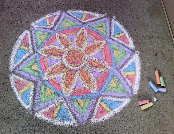 Image of chalk art.