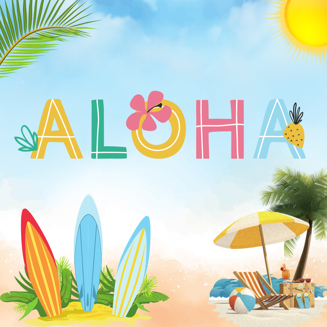 Image of the word Aloha.