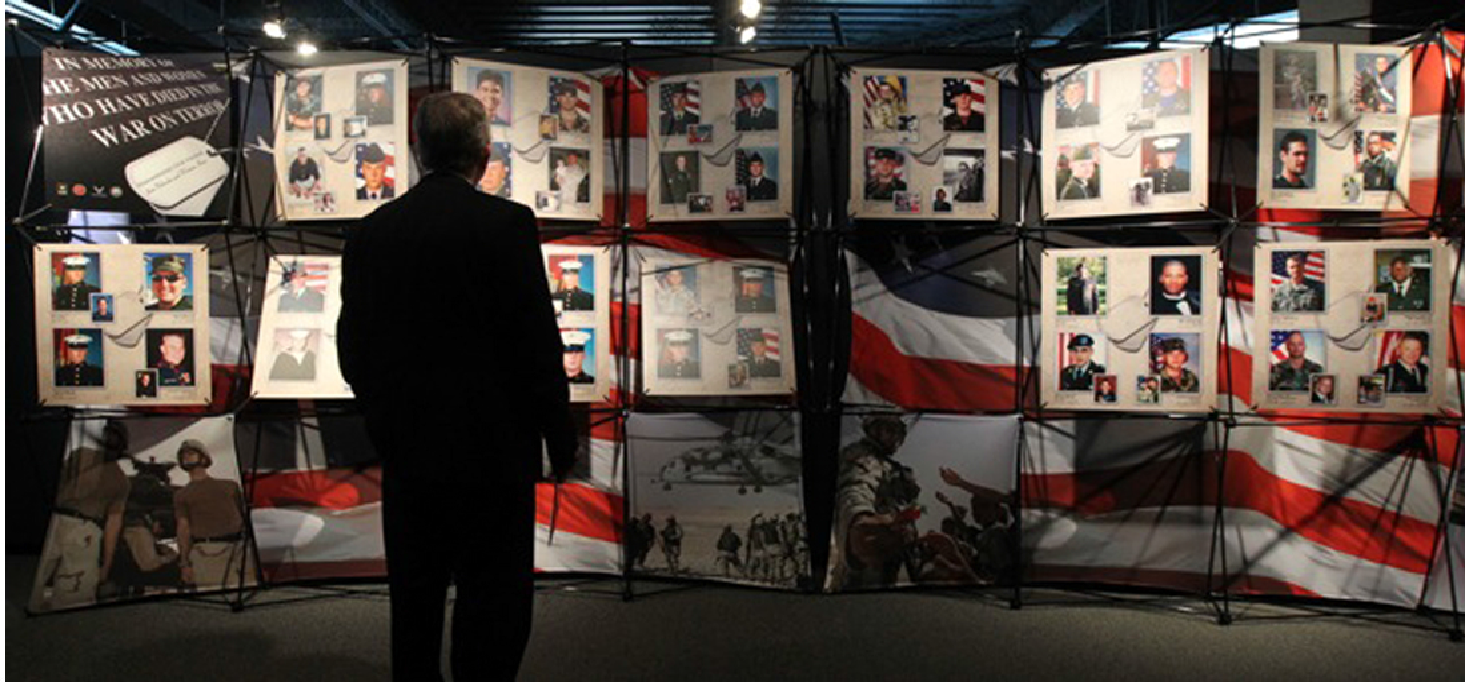 Faces of the Fallen Display