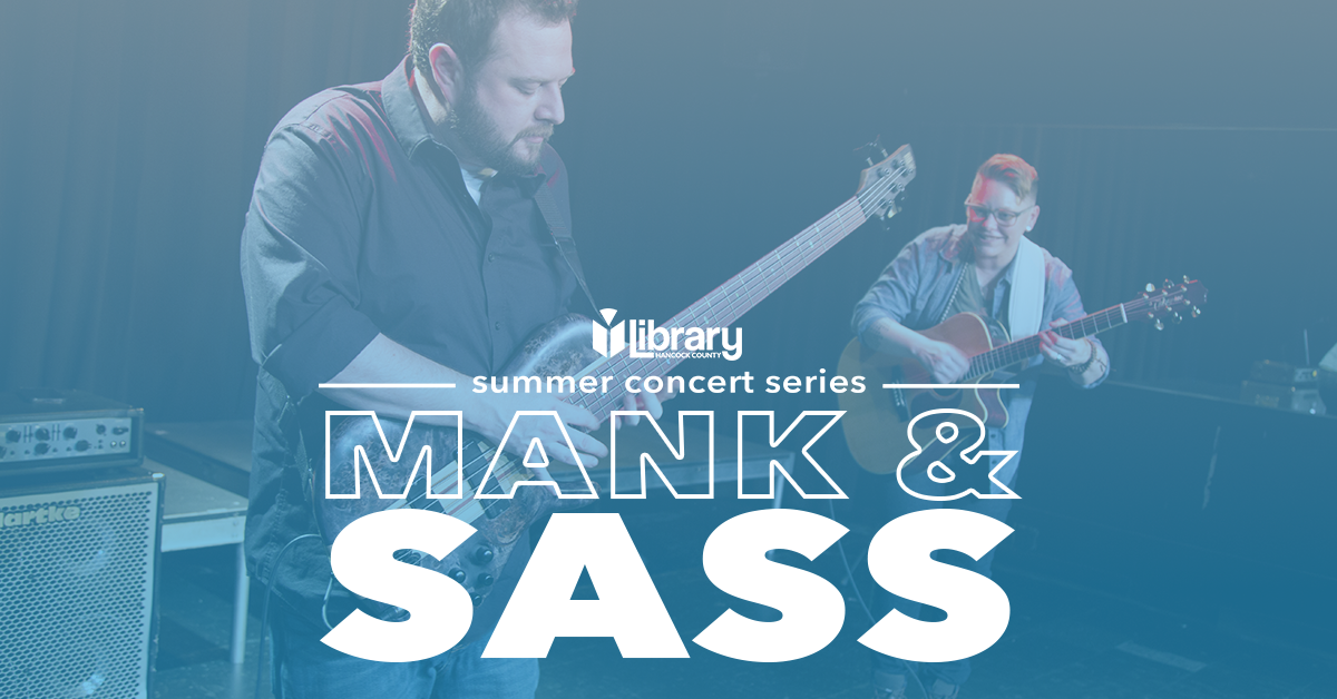 Mank & Sass at the Library in Greenfield
