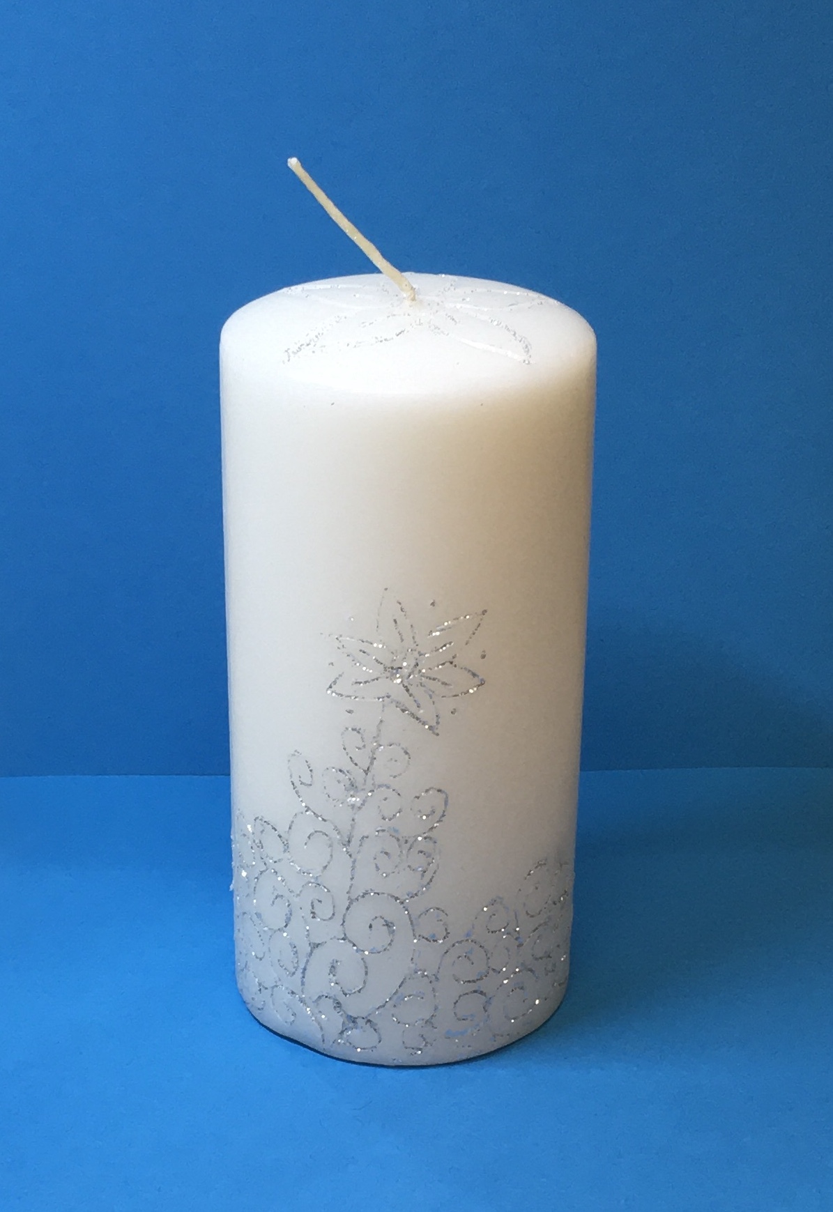 etched candle
