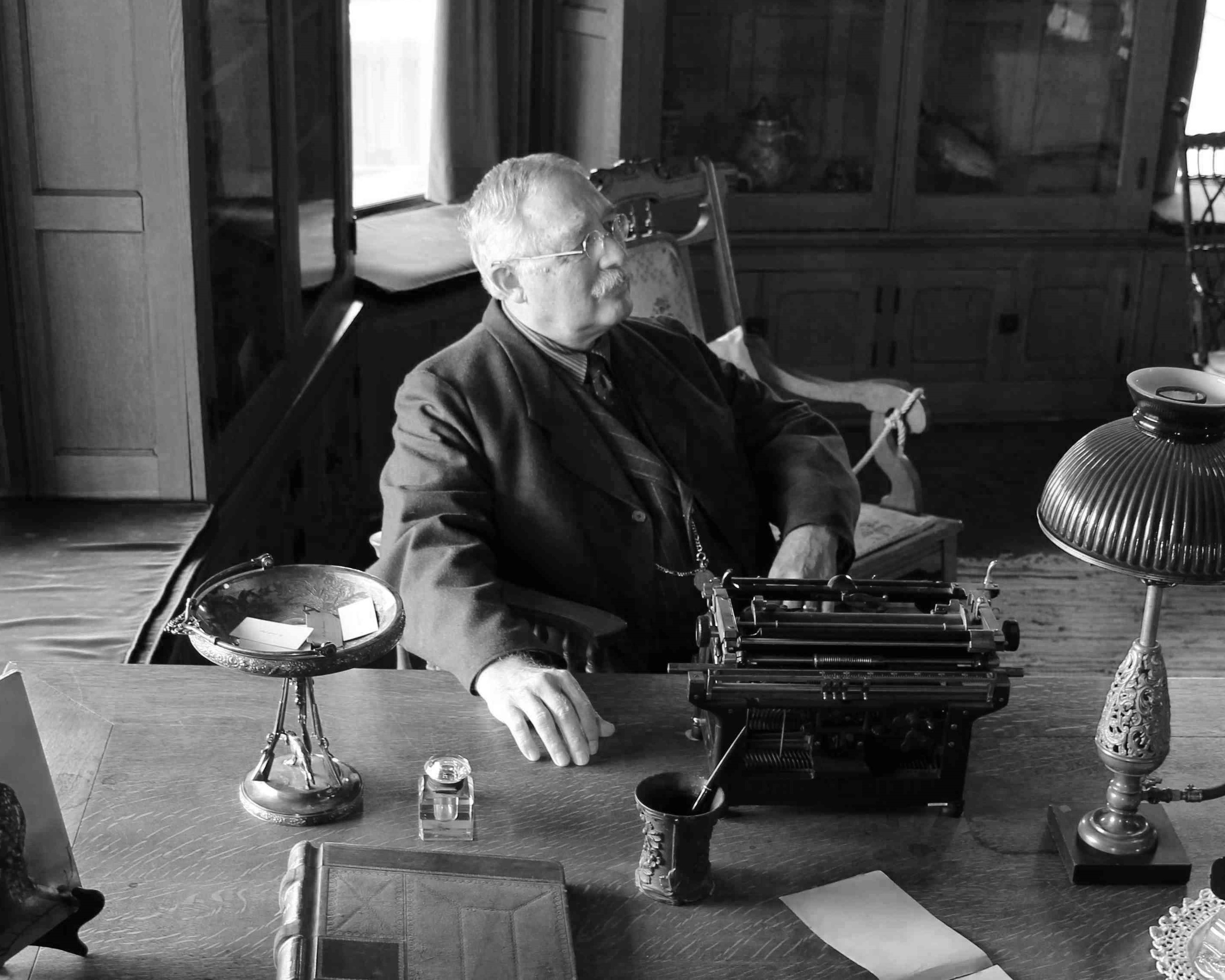 Teddy Roosevelt at Desk