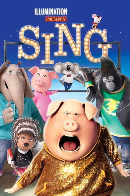 Sing's movie poster.