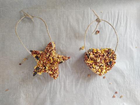 birdseed ornaments