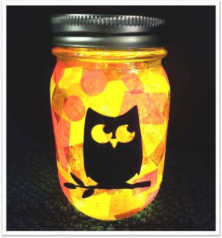 owl luminaria