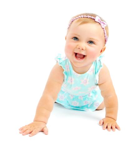 Image of baby smiling.