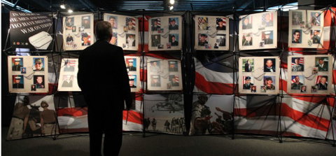 Faces of Our Fallen Memorial Display