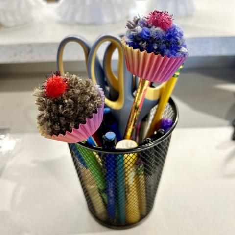 Cupcake Pencil Topper (Photo by Megan)