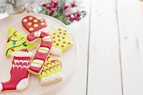 A picture of christmas cookies