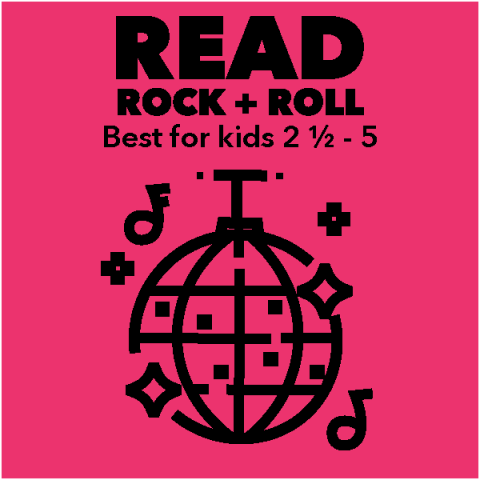 Read, Rock, and Roll Logo