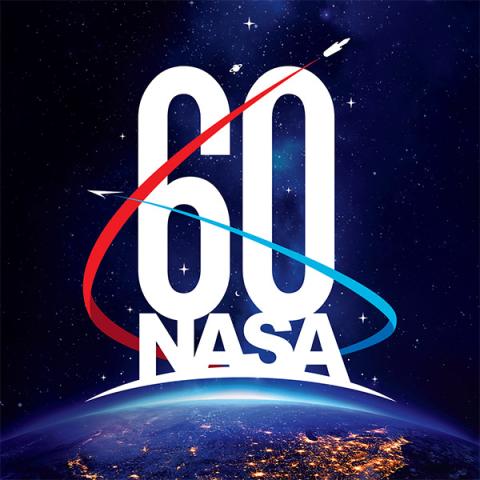 Image of 60th anniversary of NASA logo