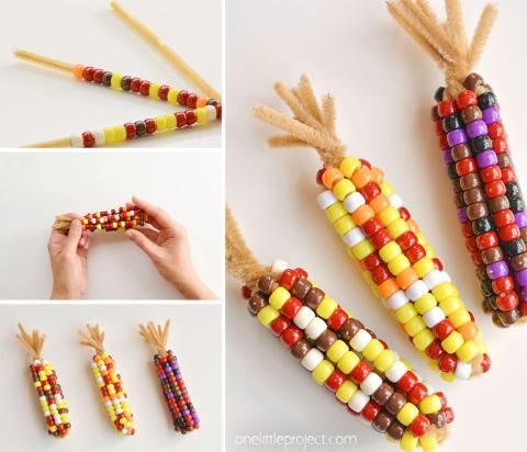 Beaded Calico Corn