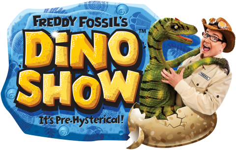 Logo for Freddy Fossil's Dino Show