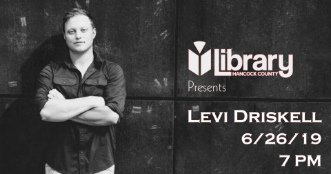 Levi Driskell at the Library in Greenfield