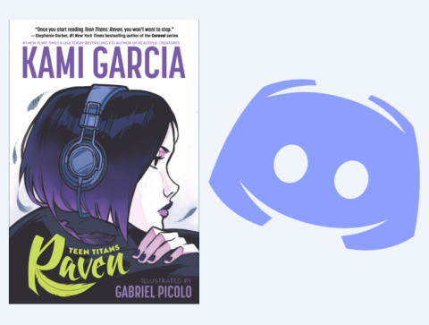 raven book and discord logo