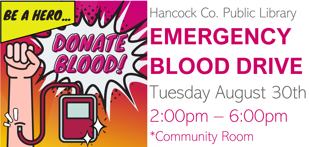 Emergency Blood Drive in Greenfield