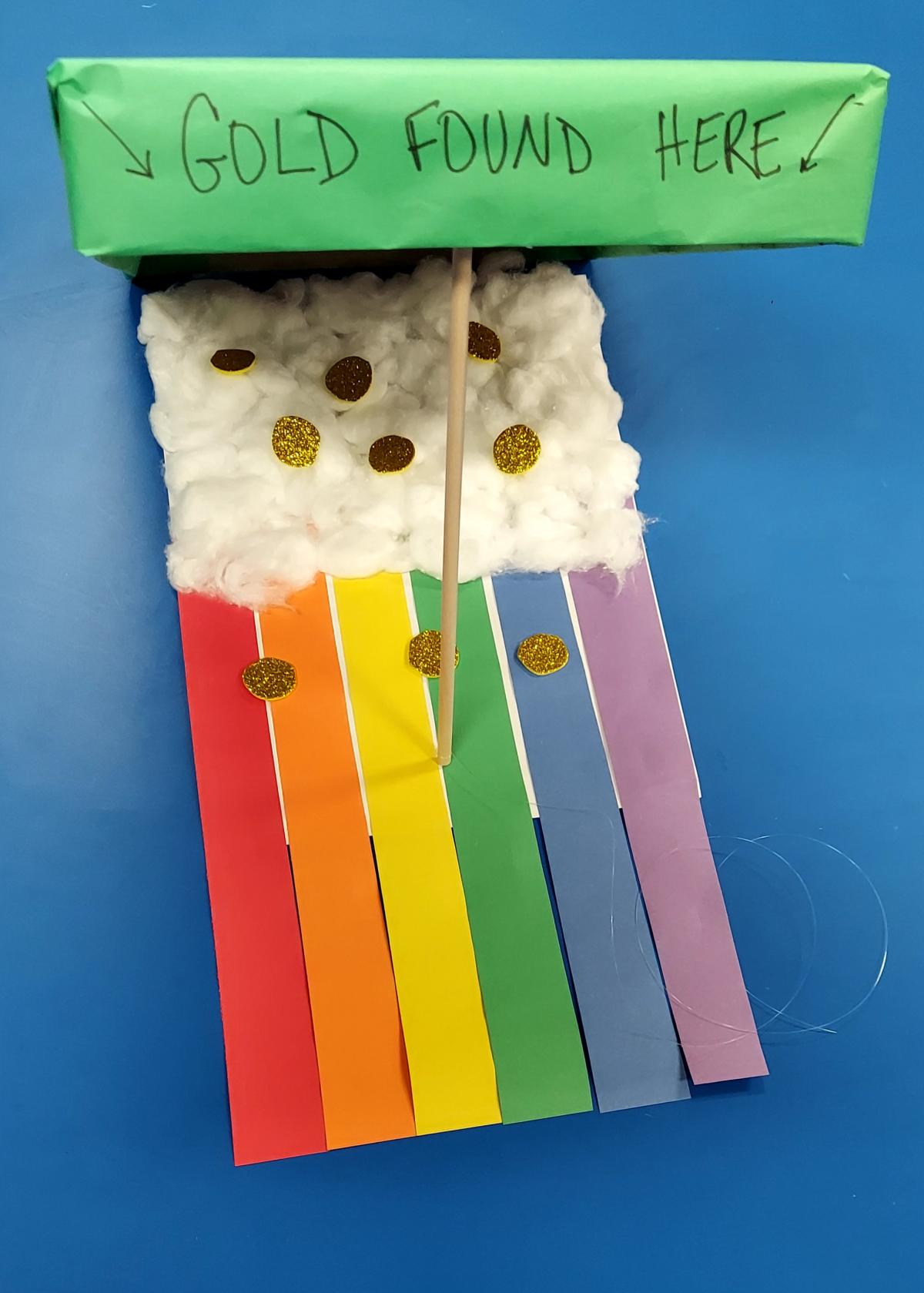 Image of a leprechaun trap. 