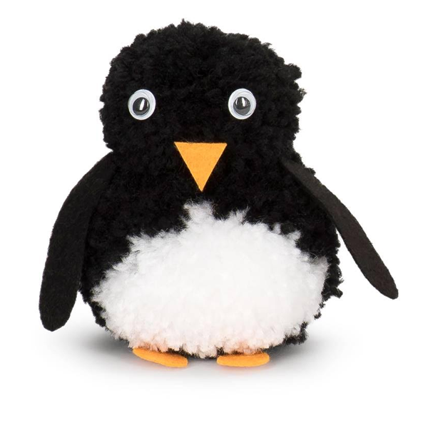 Penguin pom-pom craft. 